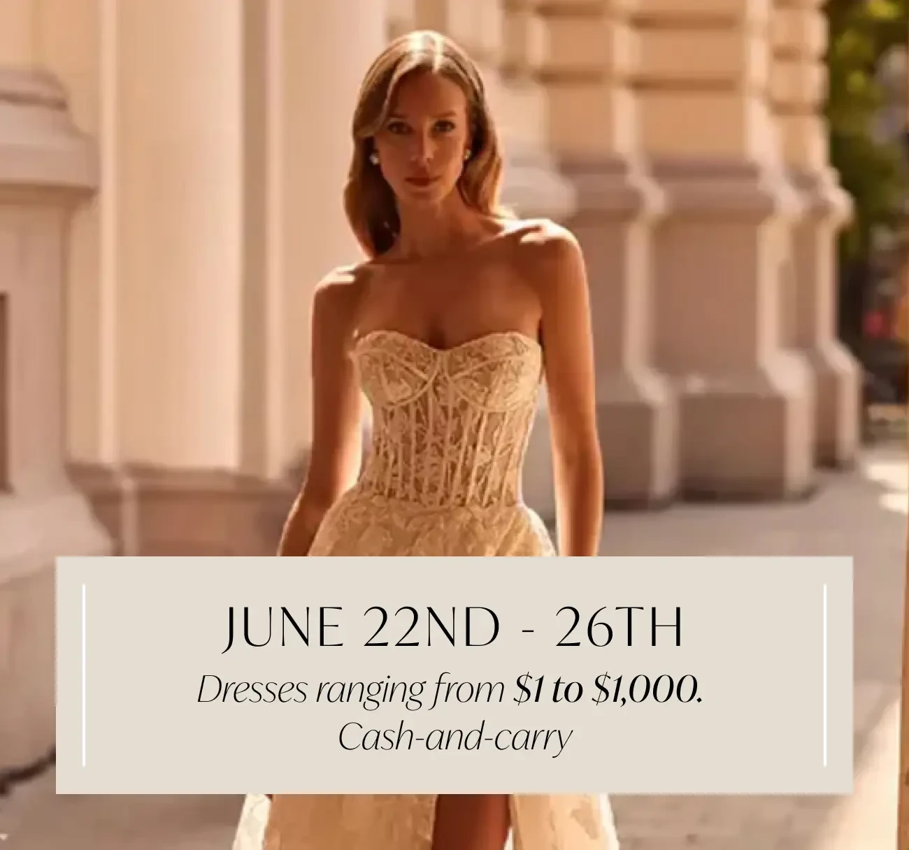 Annual Bridal Summer Clearance Sale