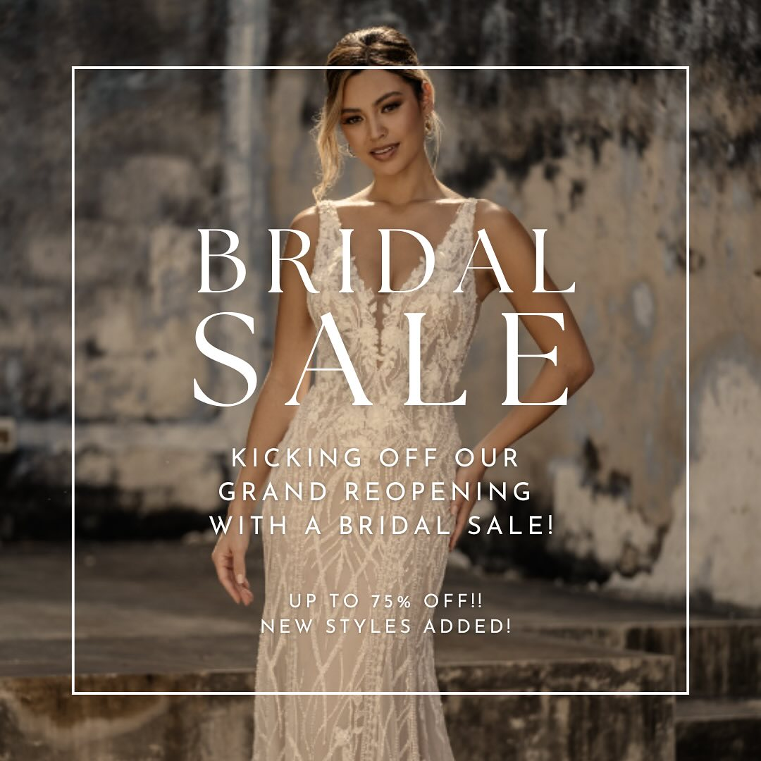 Bridal Sale for Grand Reopening! Main Image