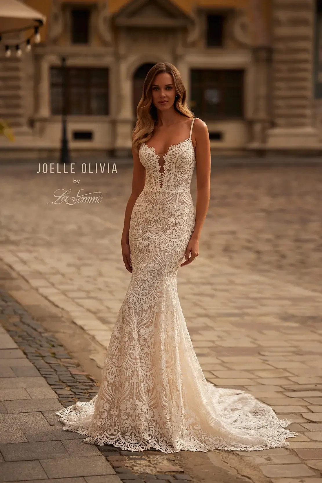 joelle olivia lace wedding dress