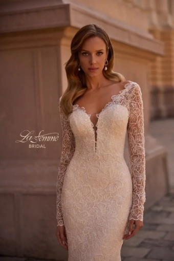 La Femme B1265 #2 Ivory/Nude thumbnail