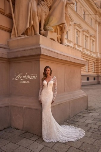 La Femme B1265 #3 Ivory/Nude thumbnail