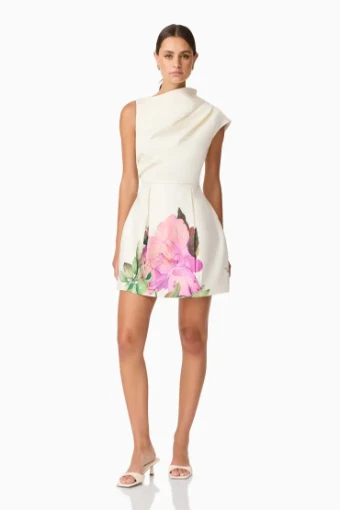 Elliatt Azelie Mini Dress #1 Ivory thumbnail