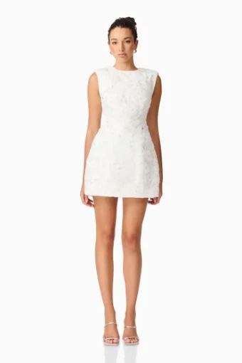Elliatt Carol Tulip Mini Dress #3 White thumbnail