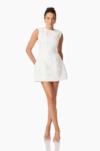Elliatt Carol Tulip Mini Dress #0 default White thumbnail