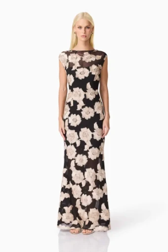 Elliatt Margaux Gown #0 default Black/Gold thumbnail
