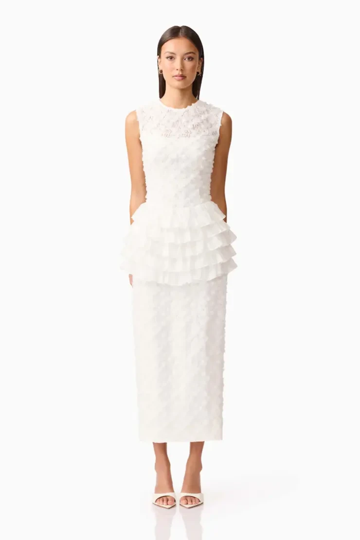 elliatt ruffled a-line dress Elegant A-Line Mini Dress CJ519 - Feminine style main image 1