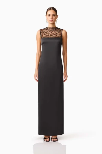 Elliatt Margot Gown #1 default Black Ivory thumbnail