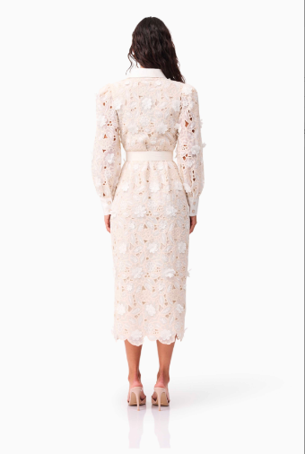 Elliatt Sienna Long Sleeve Midi Dress #3 default Ivory/Cream thumbnail