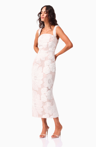 Elliatt Roxana Midi Dress #0 default Ivory thumbnail