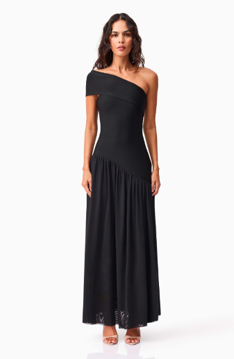 Elliatt Jesselle Asymmetrical Gown #0 default Black thumbnail