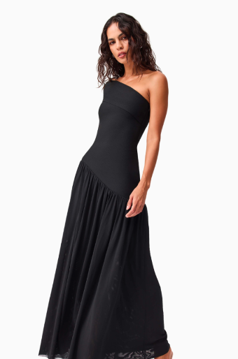 Elliatt Jesselle Asymmetrical Gown #3 Black thumbnail