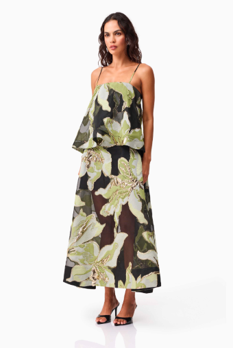 Elliatt Elysia Gown #0 default Black/Green thumbnail
