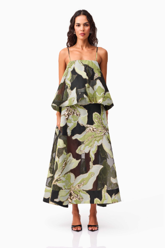 Elliatt Elysia Gown #2 default Black/Green thumbnail