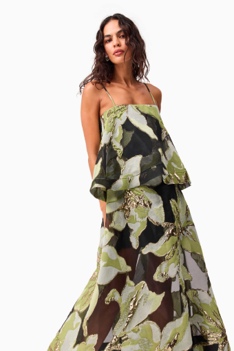 Elliatt Elysia Gown #1 Black/Green thumbnail