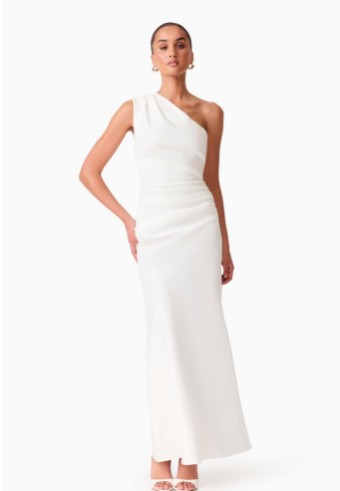 Elliatt Skye One Shoulder Gown #0 default White thumbnail