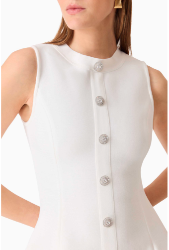 Elliatt Opline Tulip Mini Dress #1 default White thumbnail