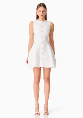 Elliatt Opline Tulip Mini Dress #0 default White thumbnail