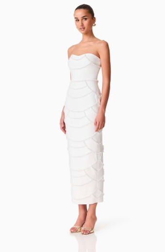 Elliatt Lucine Fitted Gown #0 default White thumbnail