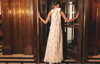 Elliatt Vessia Halter Neck Maxi Dress #8 Cream thumbnail