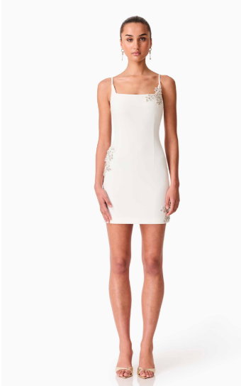 Elliatt Veda Sequined Mini Dress #0 default White thumbnail