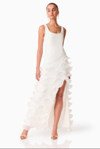 Elliatt Veda Hi-Lo Gown #0 default White thumbnail