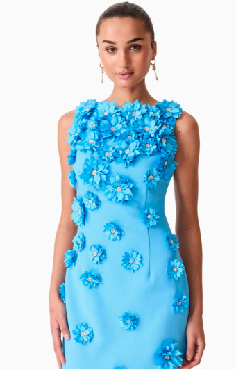 Elliatt Dali Floral Gown #5 Blue thumbnail