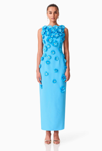 Elliatt Dali Floral Gown #4 Blue thumbnail