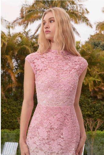 Elliatt Lumira Cap Sleeve Gown #2 default Pink Ombre thumbnail