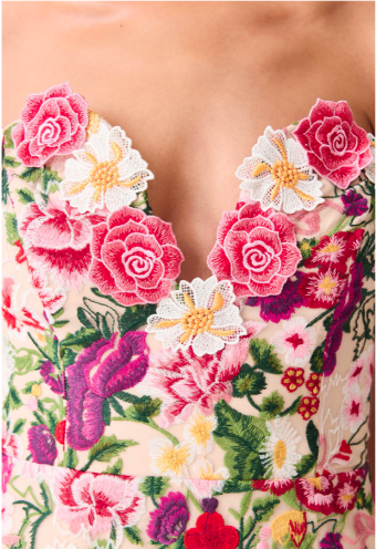 Elliatt Flora Gown #1 default Nude/Multi/Floral thumbnail
