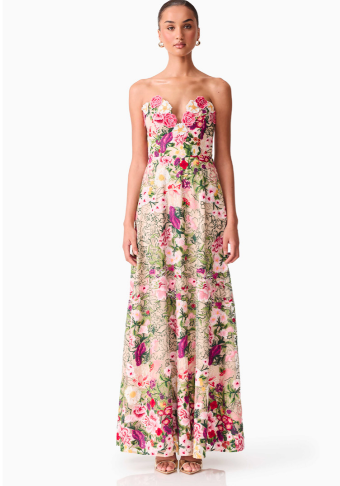 Elliatt Flora Gown #0 default Nude/Multi/Floral thumbnail