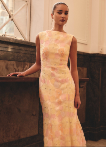 Elliatt Zaria Sleeveless Gown #2 Yellow/Floral thumbnail