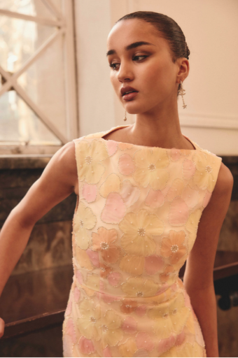 Elliatt Zaria Sleeveless Gown #3 default Yellow/Floral thumbnail