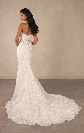 Essense of Australia D4541 #3 (IV-IV) Ivory Lace and Tulle over Ivory Gown thumbnail