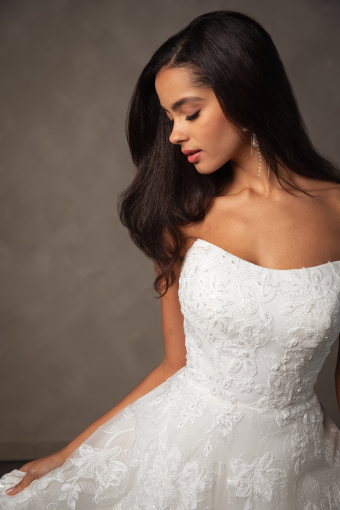 Essense of Australia D4571 #2 default (IV-IV) Ivory Lace and Tulle over Ivory Gown thumbnail