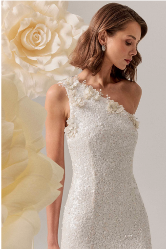 Elliatt Alessia One Shoulder Gown #2 default White thumbnail