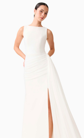 Elliatt Amelina Sash Gown #1 default White thumbnail