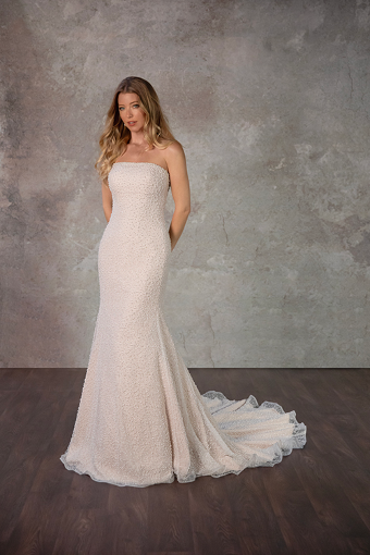 Essense of Australia Sale D4182 #2 default (IV-IV) IVORY BEADED TULLE OVER IVORY GOWN thumbnail