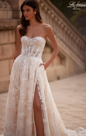 La Femme Sale B1358 #1 Ivory/Nude thumbnail