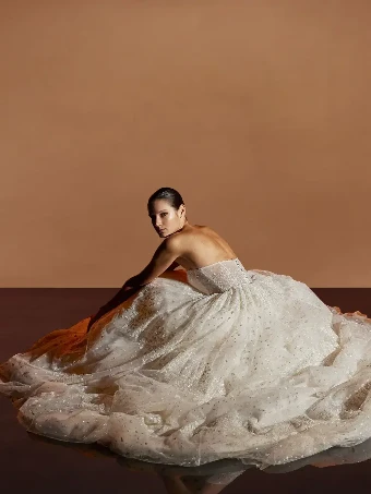 Pronovias Sale TAJ #3 Off White/Light Blush thumbnail