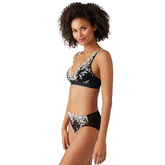 Pillow Talk Embrace Lace® Wire Free Bralette (852191) #4 Black thumbnail