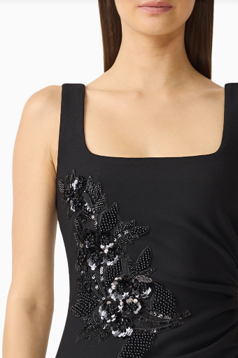 Elliatt Odelia Beaded Maxi Dress #15 Black thumbnail