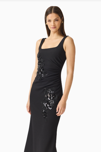 Elliatt Odelia Beaded Maxi Dress #12 Black thumbnail