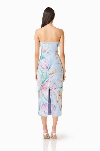 Elliatt Priselle Strapless Midi Dress #3 Floral Multi thumbnail
