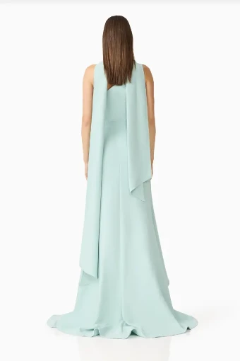 Elliatt Leonara One Shoulder Gown #24 Sage Green thumbnail