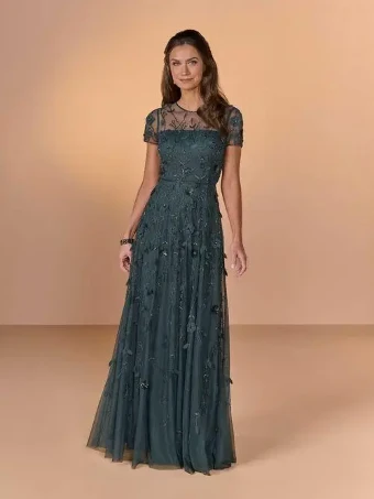 Adrianna Papell Platinum 40527 #3 Sage thumbnail