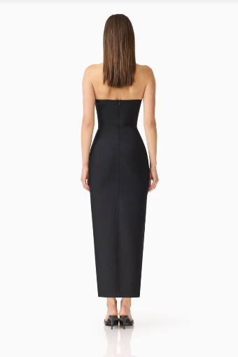 Elliatt Natasia Pearl Maxi Dress #2 Black thumbnail