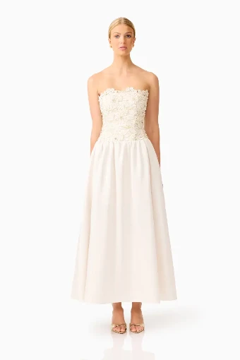Elliatt Blossia Gown #0 default Ivory/Gold thumbnail