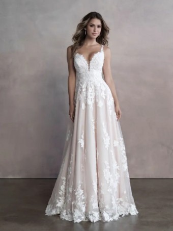 Allure Bridals 9811 #0 default Champagne/Ivory/Nude thumbnail
