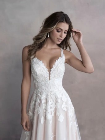 Allure Bridals 9811 #2 Champagne/Ivory/Nude thumbnail