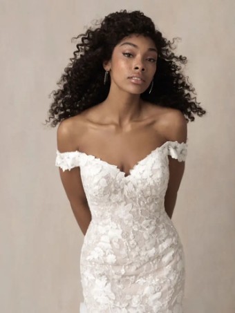 Allure Bridals 9859 #2 Mocha/Champagne/Ivory/Nude thumbnail
